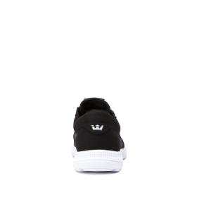 Tenis Supra HAMMER RUN Hombre Negras/Blancas/Blancas (MX-83294)